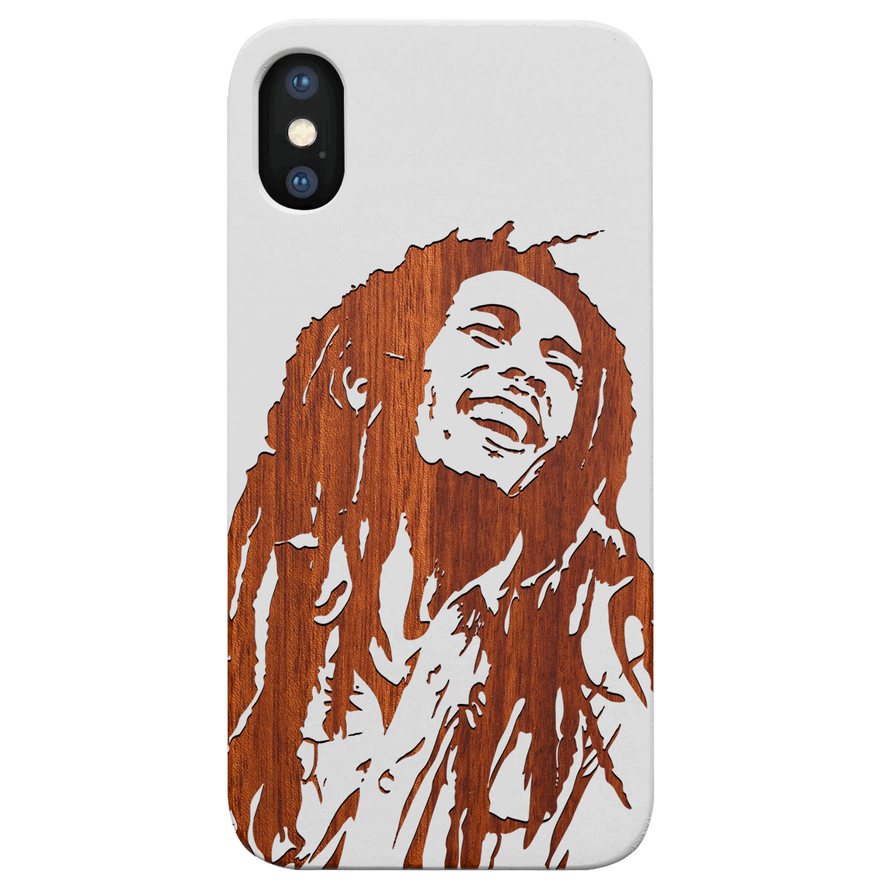 Bob Marley 1 - Engraved Wood Phone Case