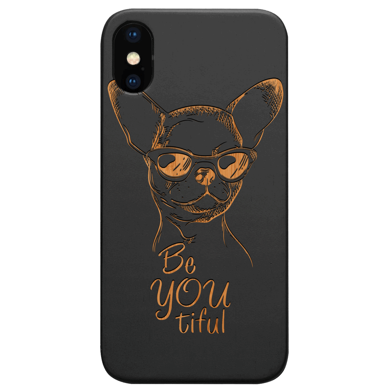 Chihuahua - Engraved Wood Phone Case