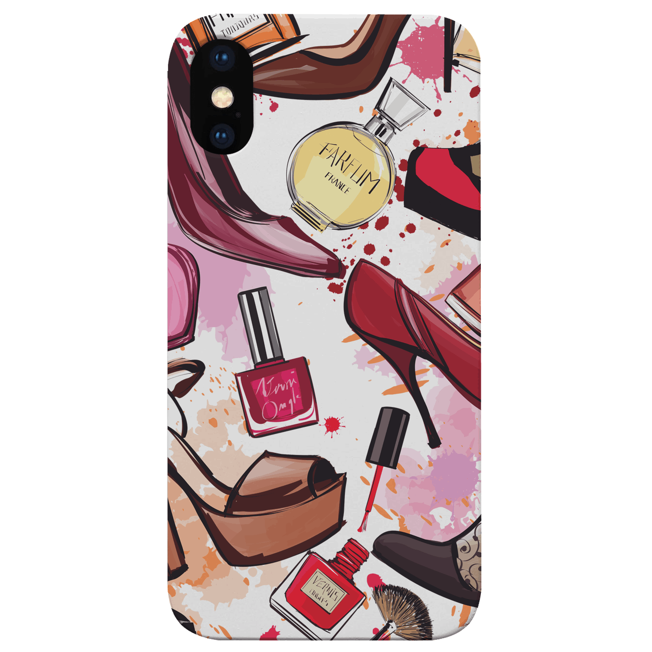 Cosmetics And Shoes - UV Color Printed Wood Phone Case
