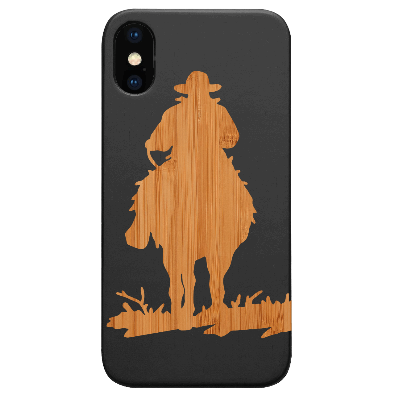 Cowboy 1 - Engraved Wood Phone Case