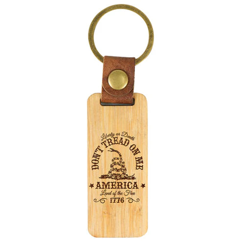 America 1776 - Wood Keychain