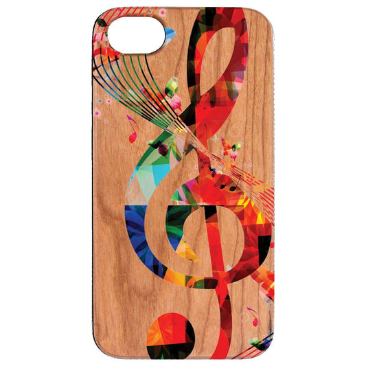 Clef - UV Color Printed Wood Phone Case