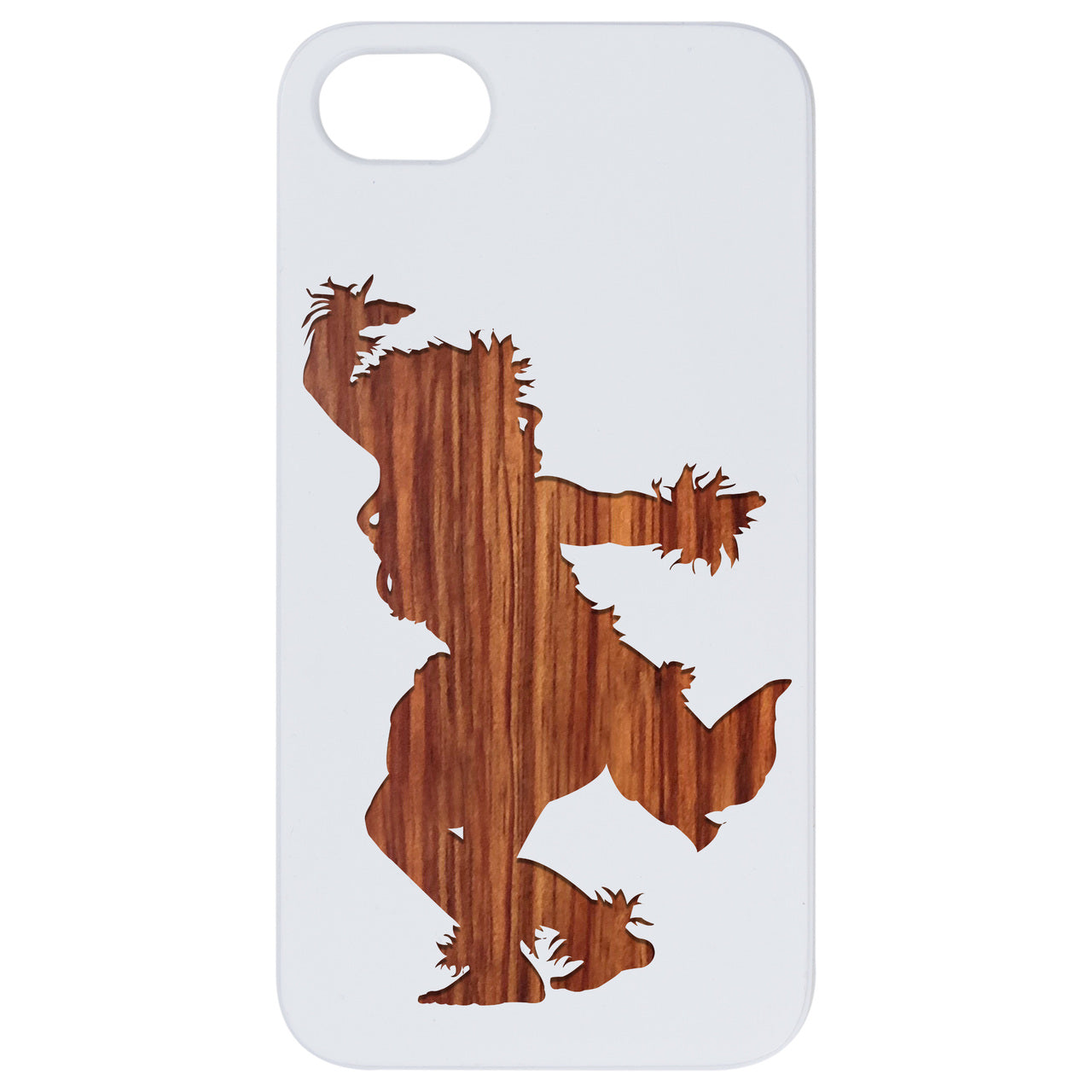 Hula Dancer - Engraved Wood Phone Case