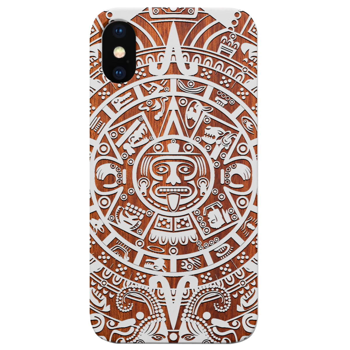 Mayan Calendar 1 - Engraved Wood Phone Case
