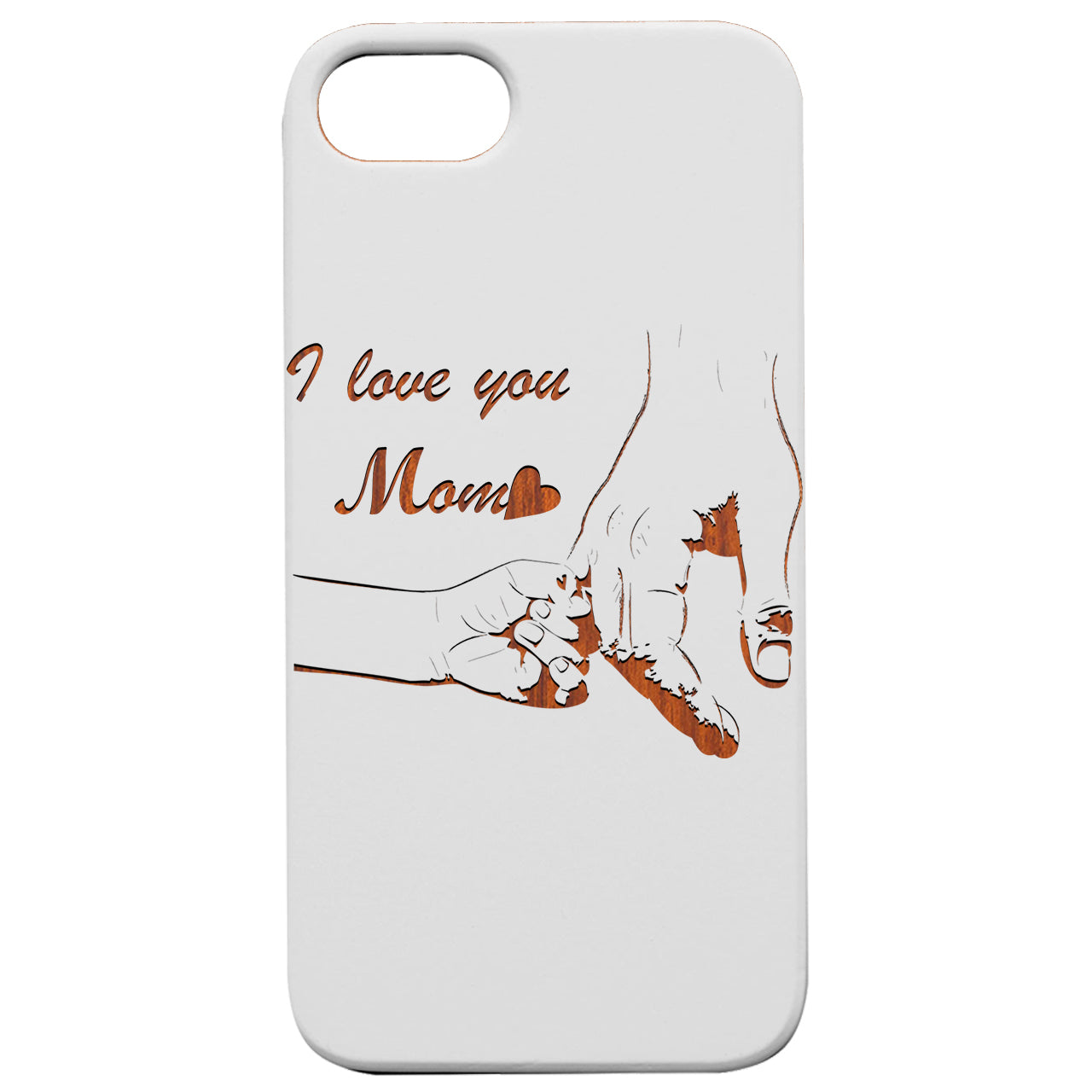 Happy Mother's Day 1 - Engraved Wood Phone Case