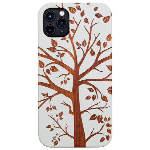 Beautiful Tree - Engraved Wood Phone Case
