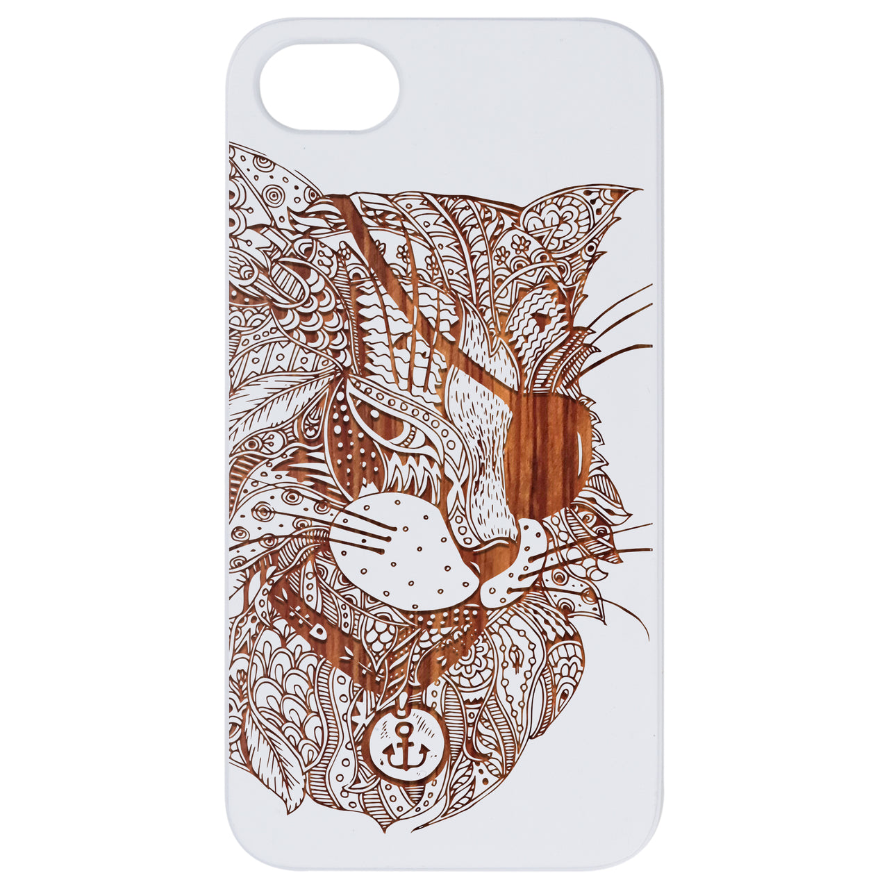 Pirate Cat - Engraved Wood Phone Case