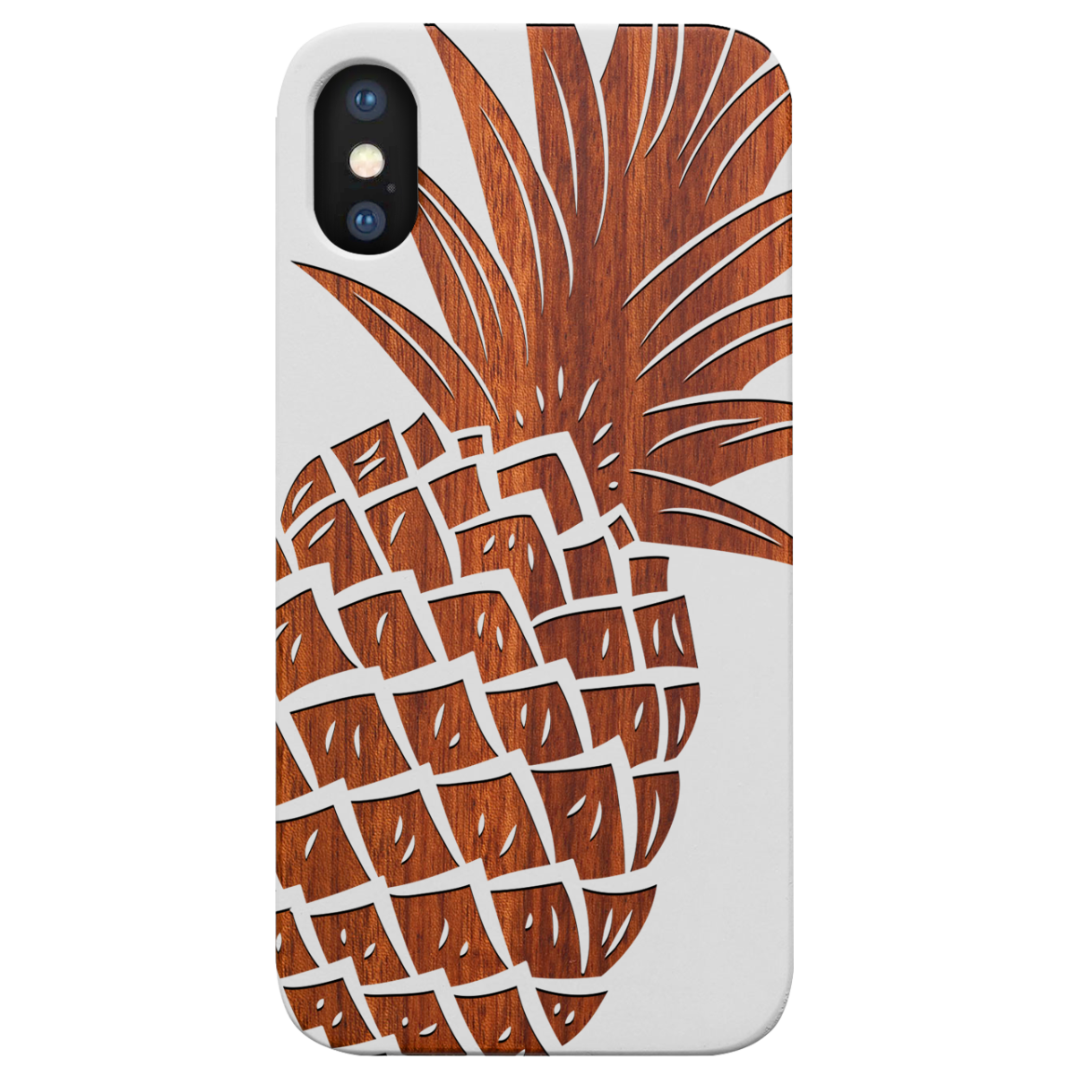 Pineapple - Engraved Wood Phone Case