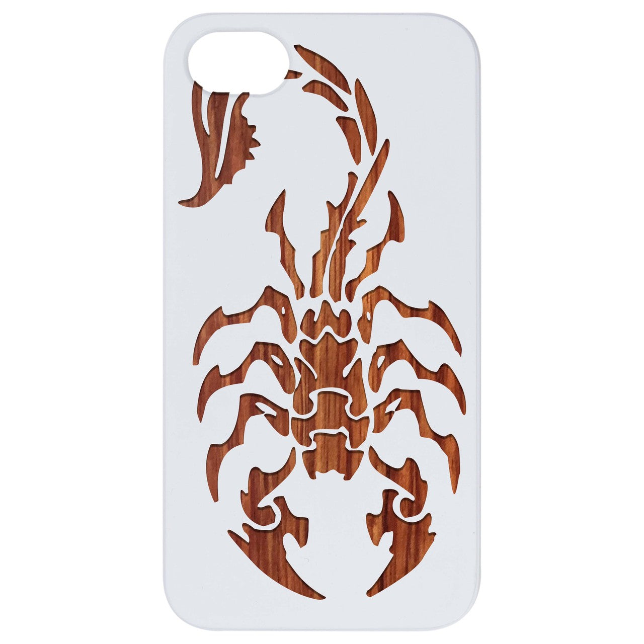 Scorpion - Engraved Wood Phone Case