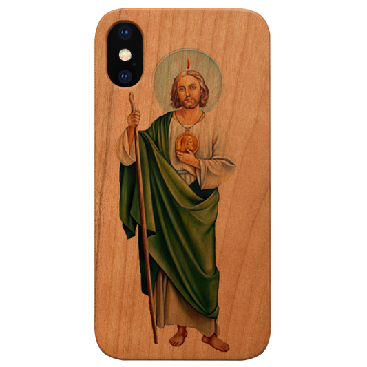 San Judas 1 - UV Color Printed Wood Phone Case