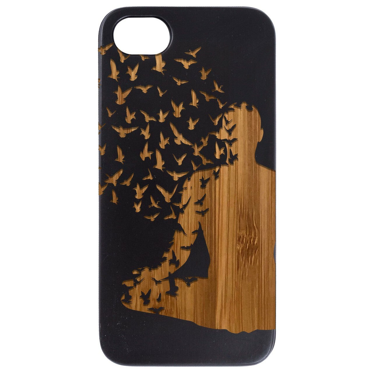 Yoga 2 - Engraved Wood Phone Case