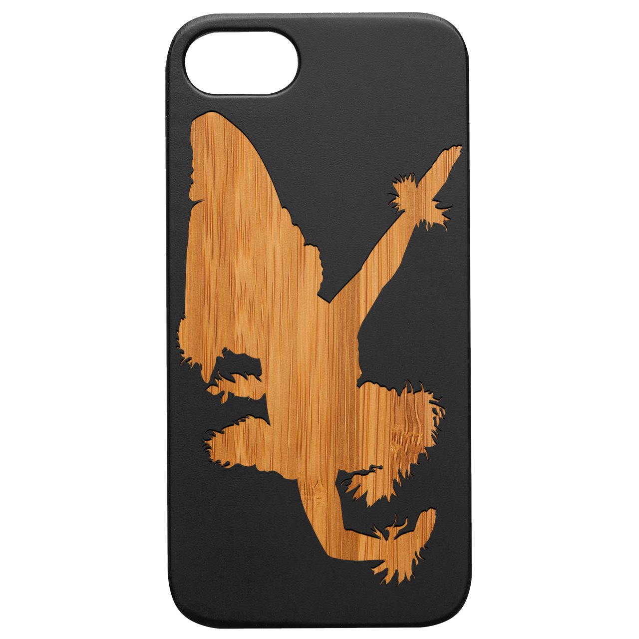 Hula Dancer Girl - Engraved Wood Phone Case
