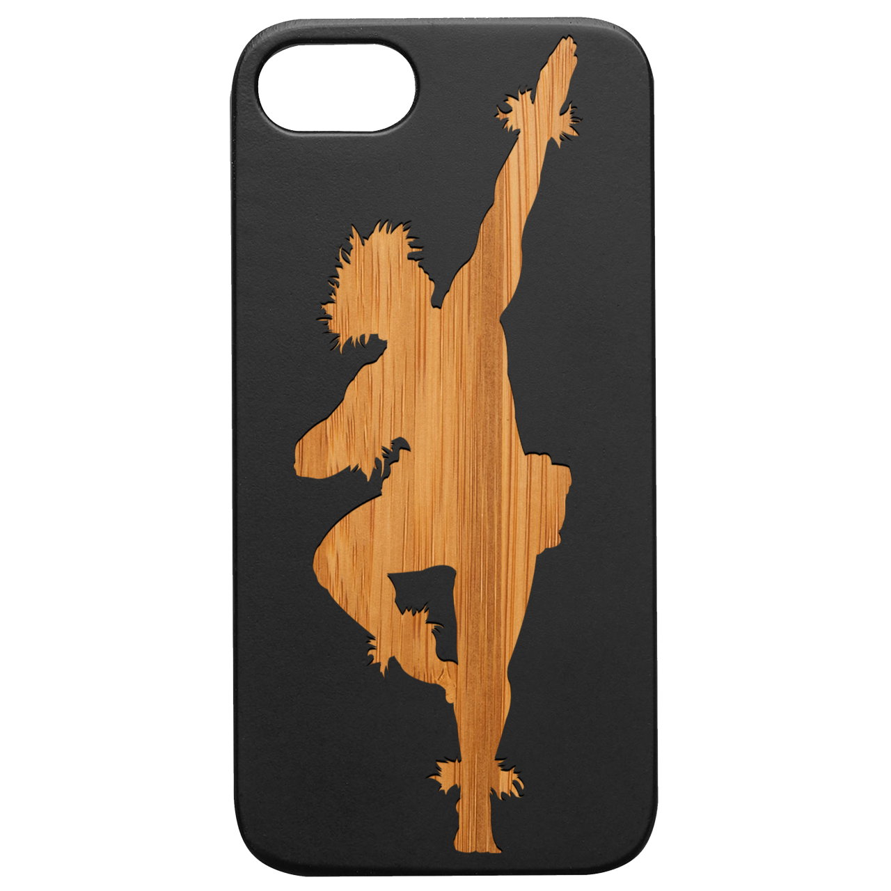 Hula Dancer Man - Engraved Wood Phone Case