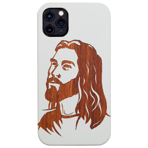 Jesus the Savior - Engraved Wood Phone Case