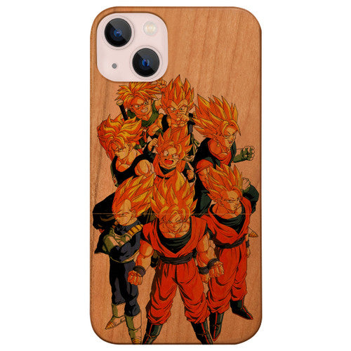 Super Saiyan Blue 3 - UV Color Printed Wood Phone Case