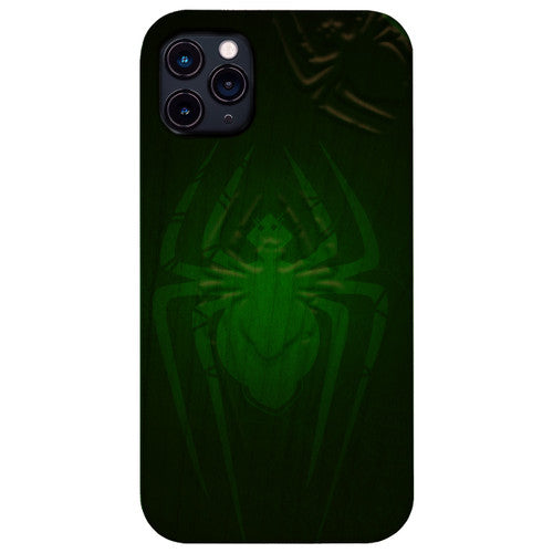 Green Spider - UV Color Printed Wood Phone Case