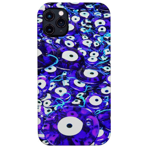 Evil Eyes 2 - UV Color Printed Wood Phone Case