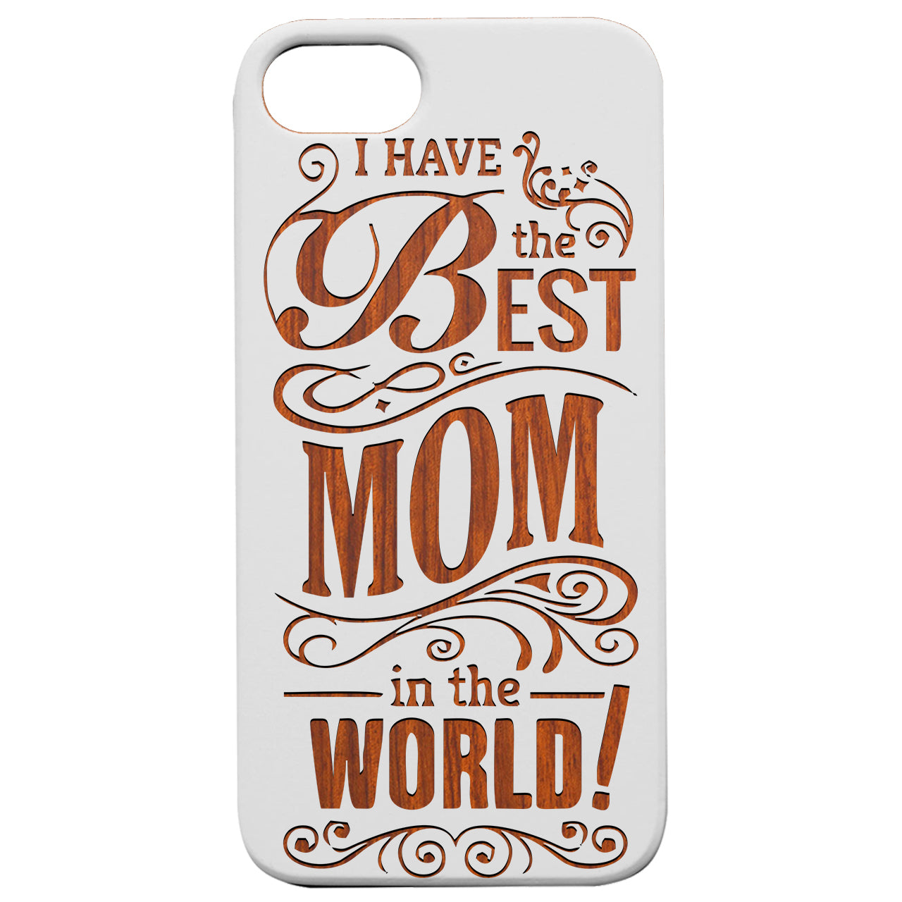 Happy Mother's Day 4 - Engraved Wood Phone Case