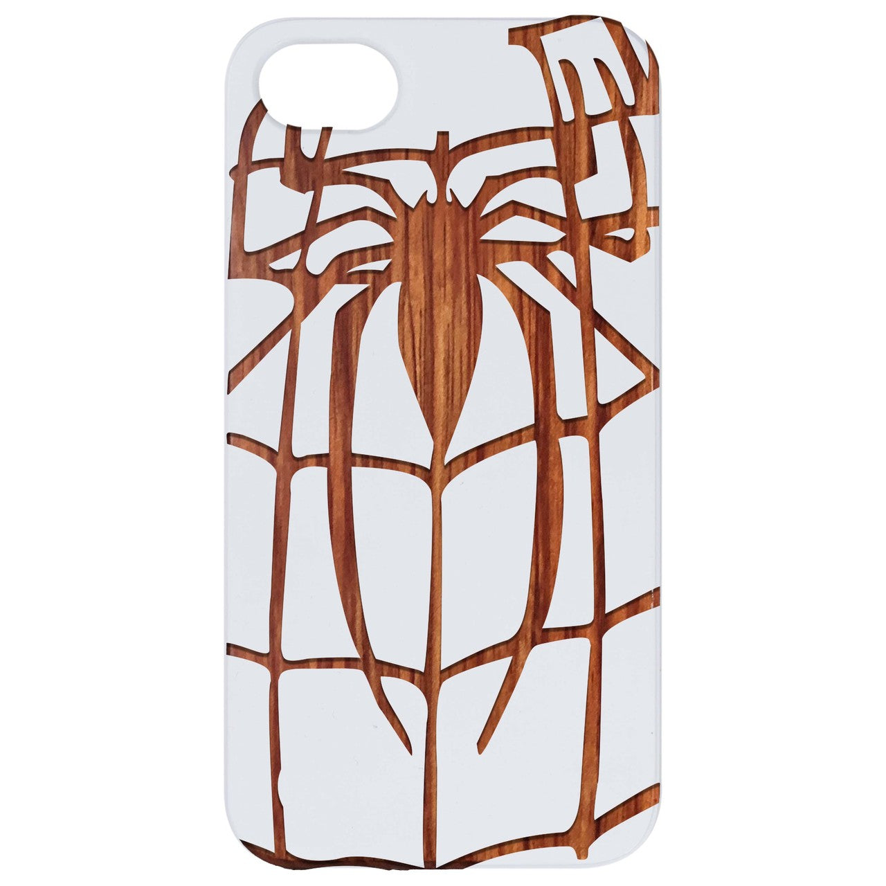 Spider - Engraved Wood Phone Case