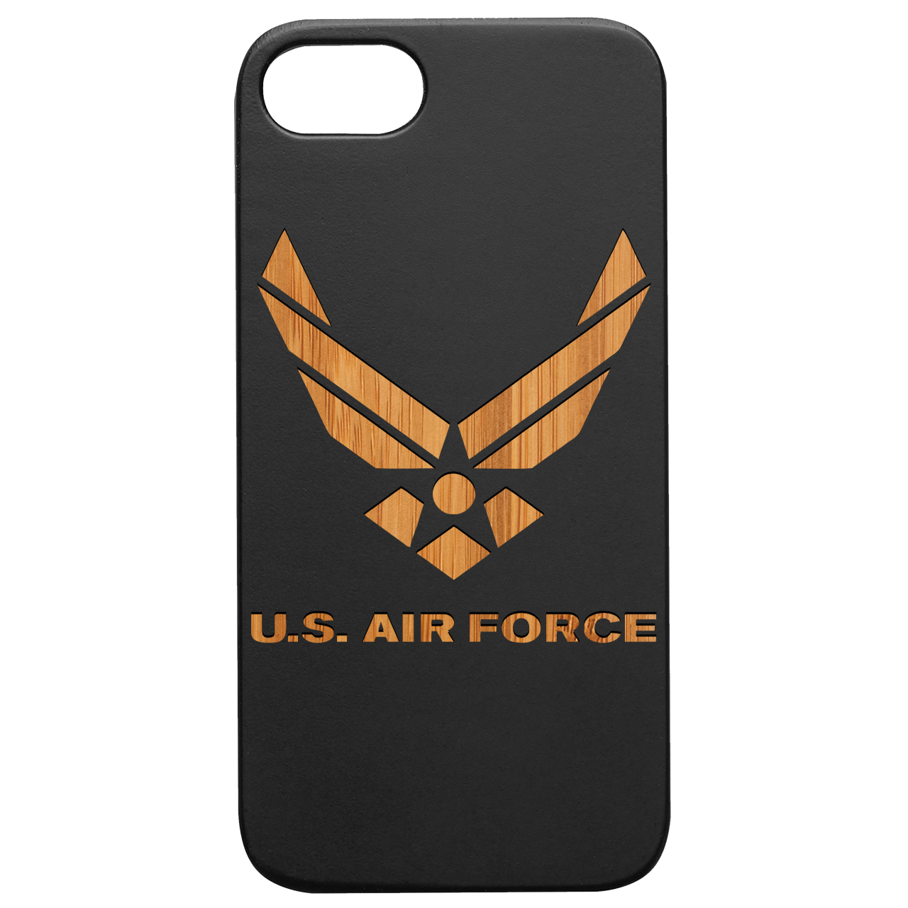 U.S. Airforce - Engraved Wood Phone Case