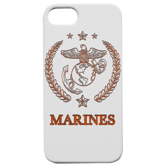 U.S. Marines 2 - Engraved Wood Phone Case