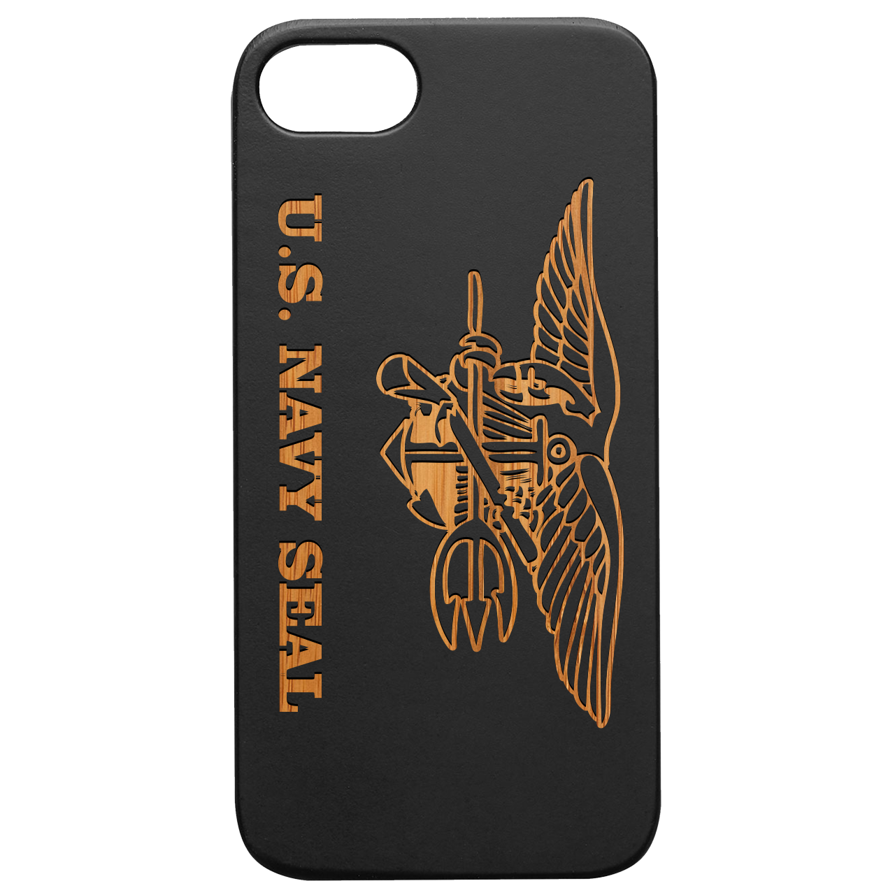 U.S. Navy Seal - Engraved Wood Phone Case