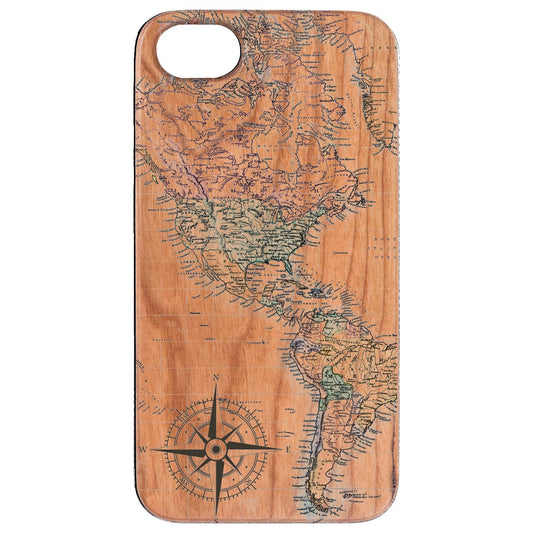 Vintage America Map 1 - UV Color Printed