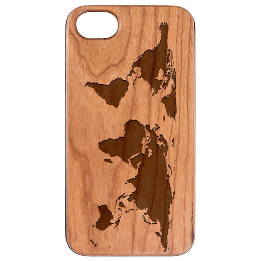 World Map - Engraved
