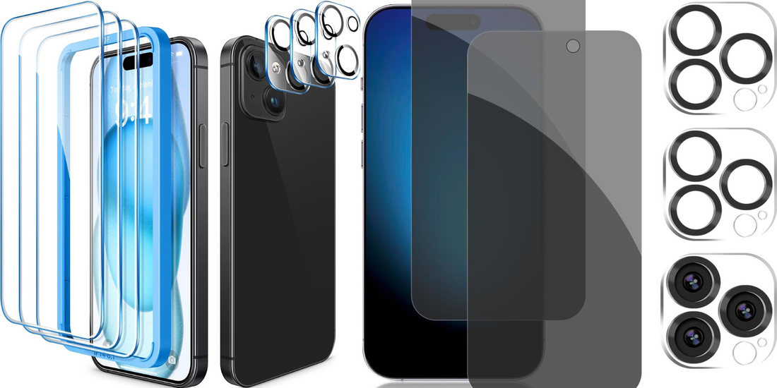 Best Screen and Lens Protector for iPhone 15/15 Plus/15 Pro/15 Pro Max