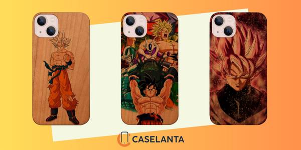 Dragon Ball Saiyan Saga Color Printed Wood Phone Case