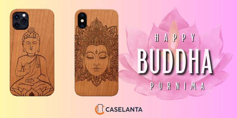 Buddha Engraved Wood Phone Case