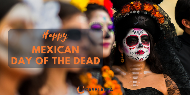 Wood Phone Cases with a Mexican Day of the Dead