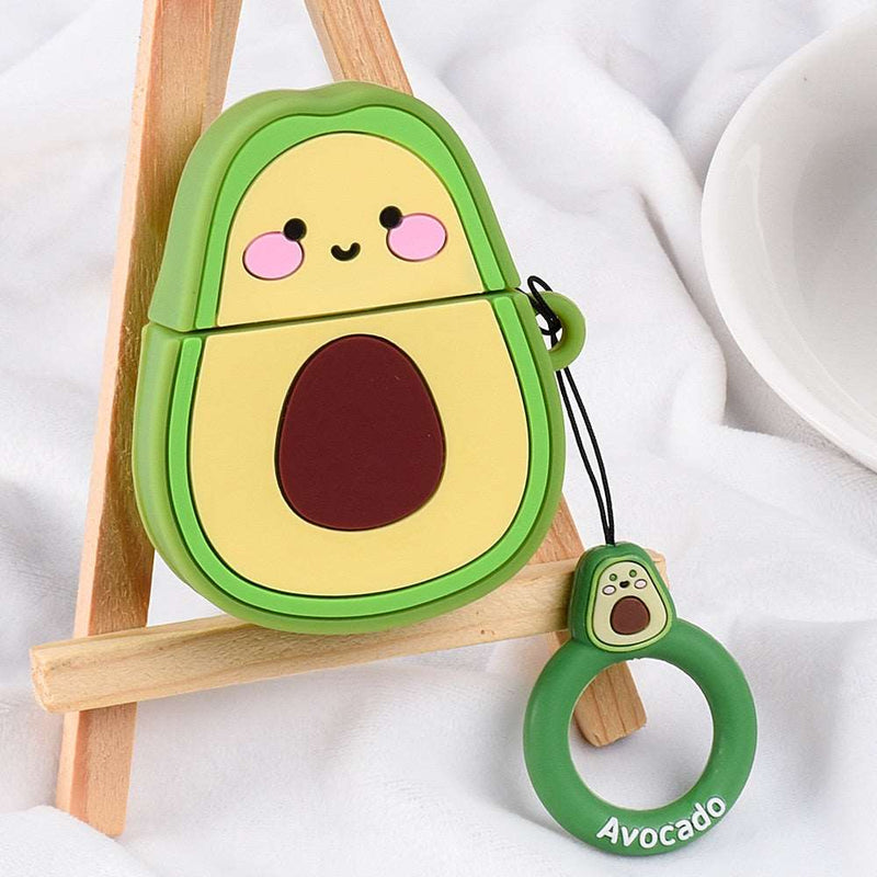 3D Avocado Pattern Silicone Case For Airpods