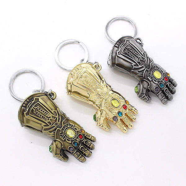 New Avengers Alliance 3 Marvel Infinity War Thanos Gloves Fist Keychain