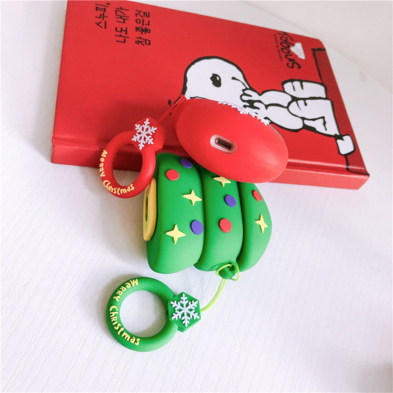 For airpods case Fundas For Airpods 2 case cover cute 3D Wireless Bluetooth Headphones Protective Cover Silicone Earphone Case