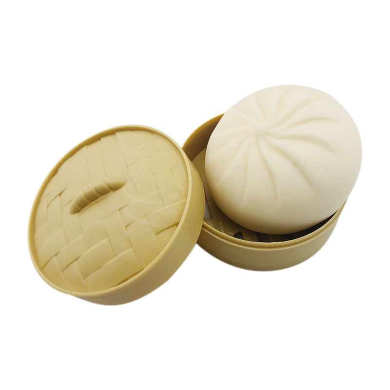 Stress Relief Toy Decompression Sensory Fidget Toy Unzip Toy Steamed Stuffed Bun Simulation Fidget Toy Set