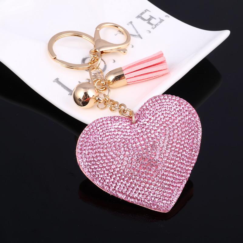 Romantic Heart Jewelry Keychain