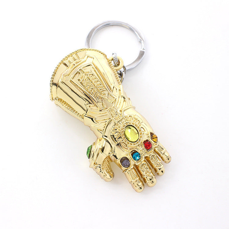 New Avengers Alliance 3 Marvel Infinity War Thanos Gloves Fist Keychain