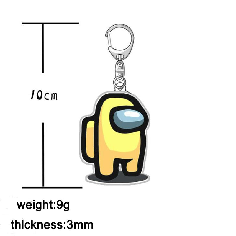 Among Us Keychain Acrylic Colourful Christmas Gift