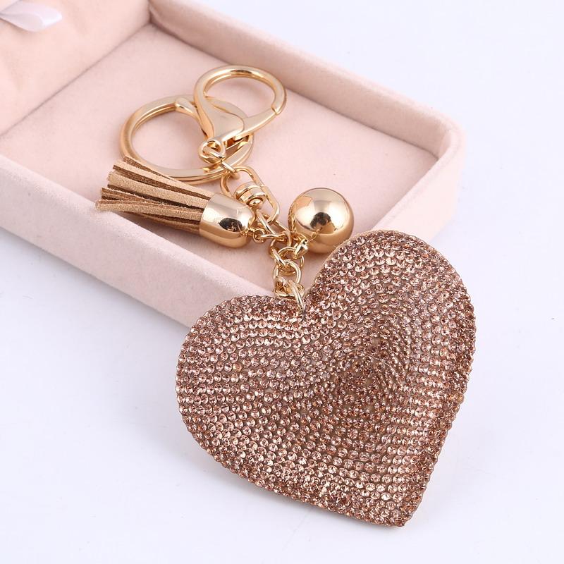 Romantic Heart Jewelry Keychain