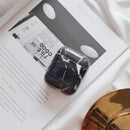 Earphone Case For Airpods 2 Case Luxury Marble Hard Headphone Case Protective Cover Accessories