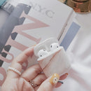 Earphone Case For Airpods 2 Case Luxury Marble Hard Headphone Case Protective Cover Accessories