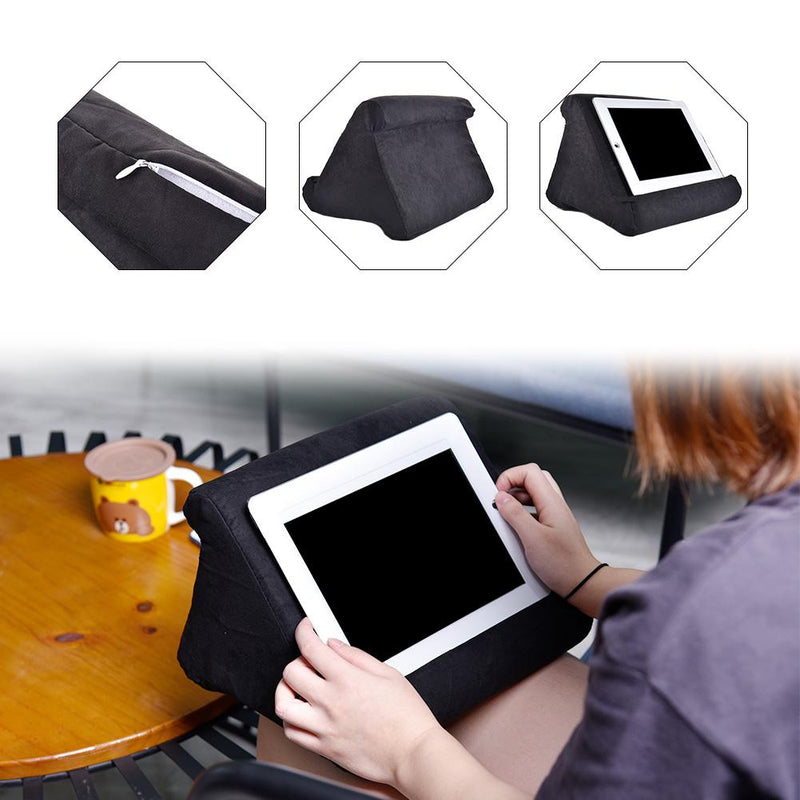 Portable Folding Tablet Holder For iPad Xiaomi Samsung Pad Reading Stand Bracket Soft Pillow Mount Tablet Holder For Smart Phone