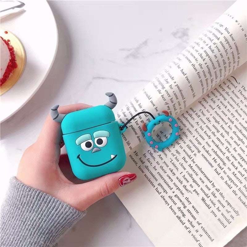 Cartoon Wireless Bluetooth Earphone Case For Apple AirPods Silicone Headphones Cases For Airpods 2 Protective Cover