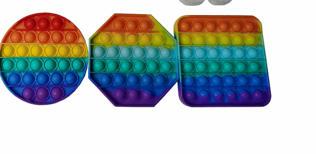 Bubble Poppit Fitget Toys Push it Bubble Fidget Sensory Toy Autism Special Simple Dimple Needs Stress Reliever Popit Fidget Toys