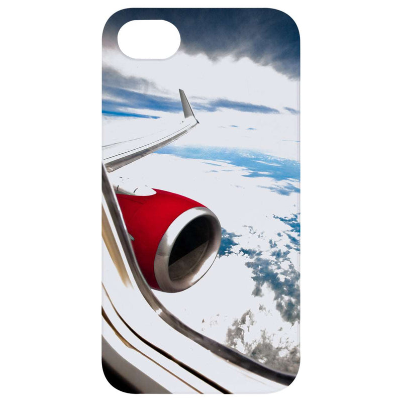 Airplane Window - UV Color Printed Wood Phone Case