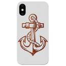 Anchor 1 - Engraved Wood Phone Case