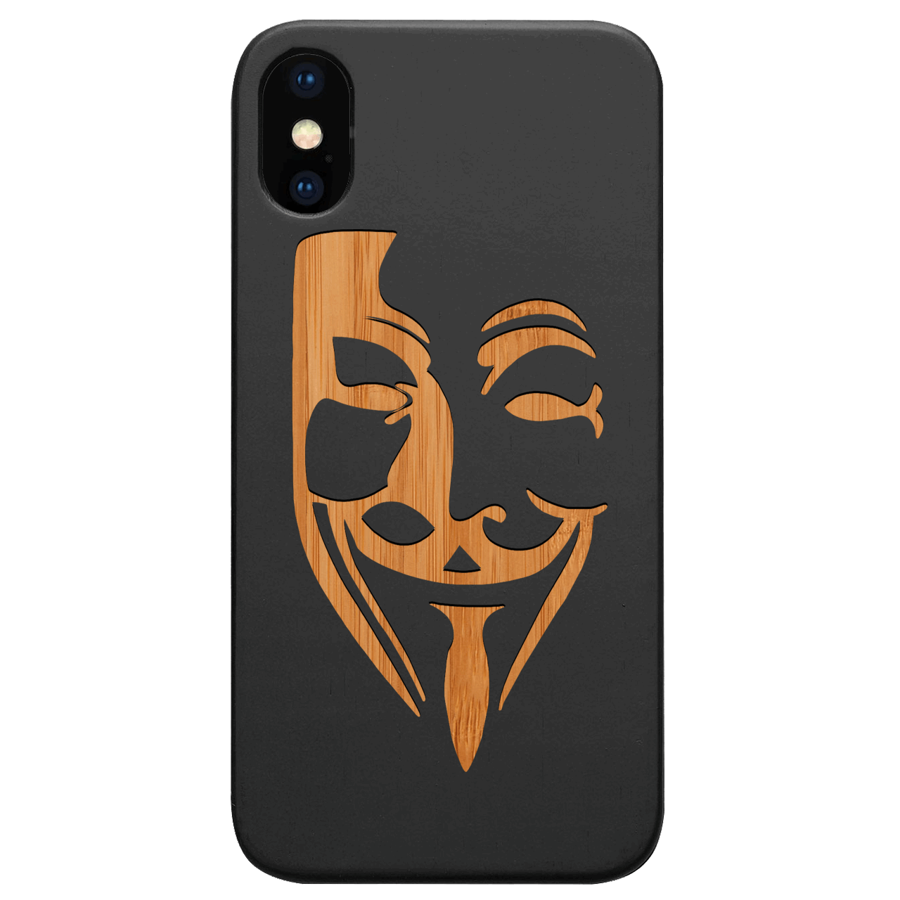 Anonymous - Engraved Wood Phone Case