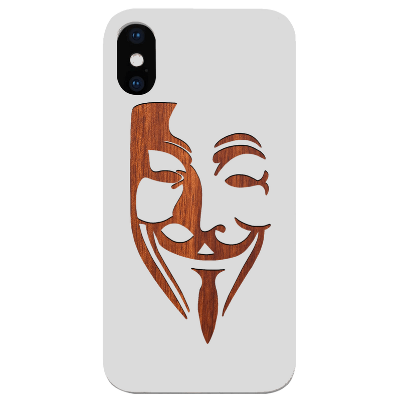 Anonymous - Engraved Wood Phone Case