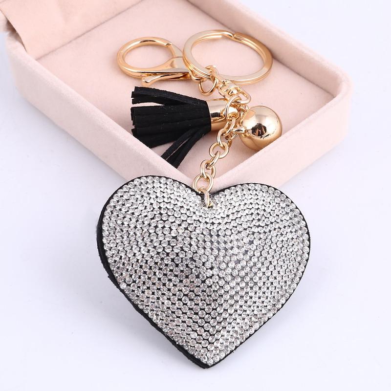 Romantic Heart Jewelry Keychain